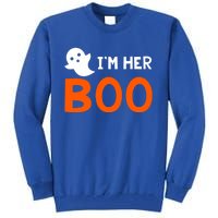 Im Her Boo Im His Witch Meaningful Gift Halloween Costume Couples Gift Tall Sweatshirt