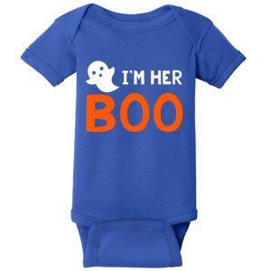 Im Her Boo Im His Witch Meaningful Gift Halloween Costume Couples Gift Baby Bodysuit