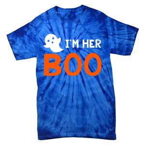 Im Her Boo Im His Witch Meaningful Gift Halloween Costume Couples Gift Tie-Dye T-Shirt