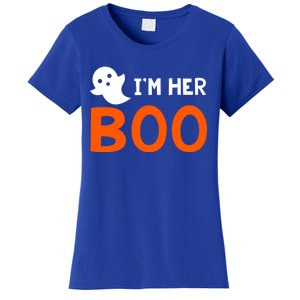 Im Her Boo Im His Witch Meaningful Gift Halloween Costume Couples Gift Women's T-Shirt