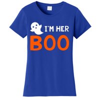 Im Her Boo Im His Witch Meaningful Gift Halloween Costume Couples Gift Women's T-Shirt