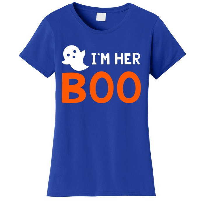 Im Her Boo Im His Witch Meaningful Gift Halloween Costume Couples Gift Women's T-Shirt