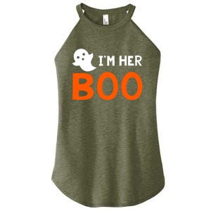 Im Her Boo Im His Witch Meaningful Gift Halloween Costume Couples Gift Women's Perfect Tri Rocker Tank