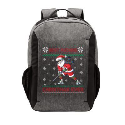 Ice Hocky Best Pucking Christmas Ever Vector Backpack