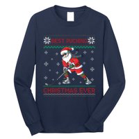 Ice Hocky Best Pucking Christmas Ever Long Sleeve Shirt