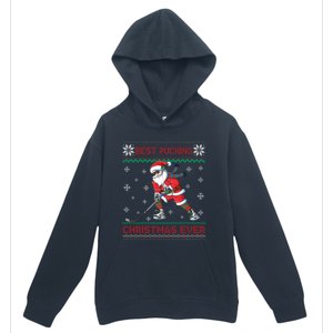 Ice Hocky Best Pucking Christmas Ever Urban Pullover Hoodie