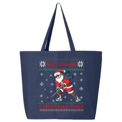 Ice Hocky Best Pucking Christmas Ever 25L Jumbo Tote