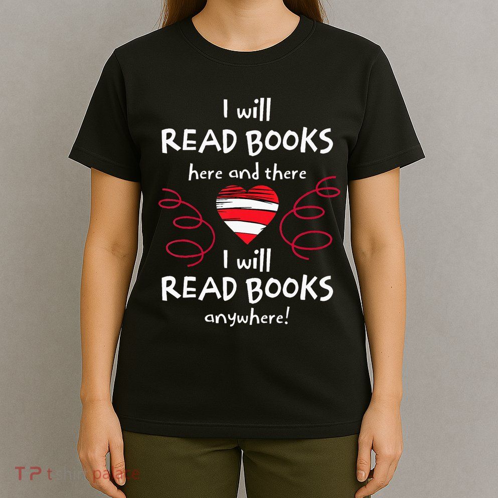 I Heart Books. Book Lovers. Readers. Read More Books. T-Shirt