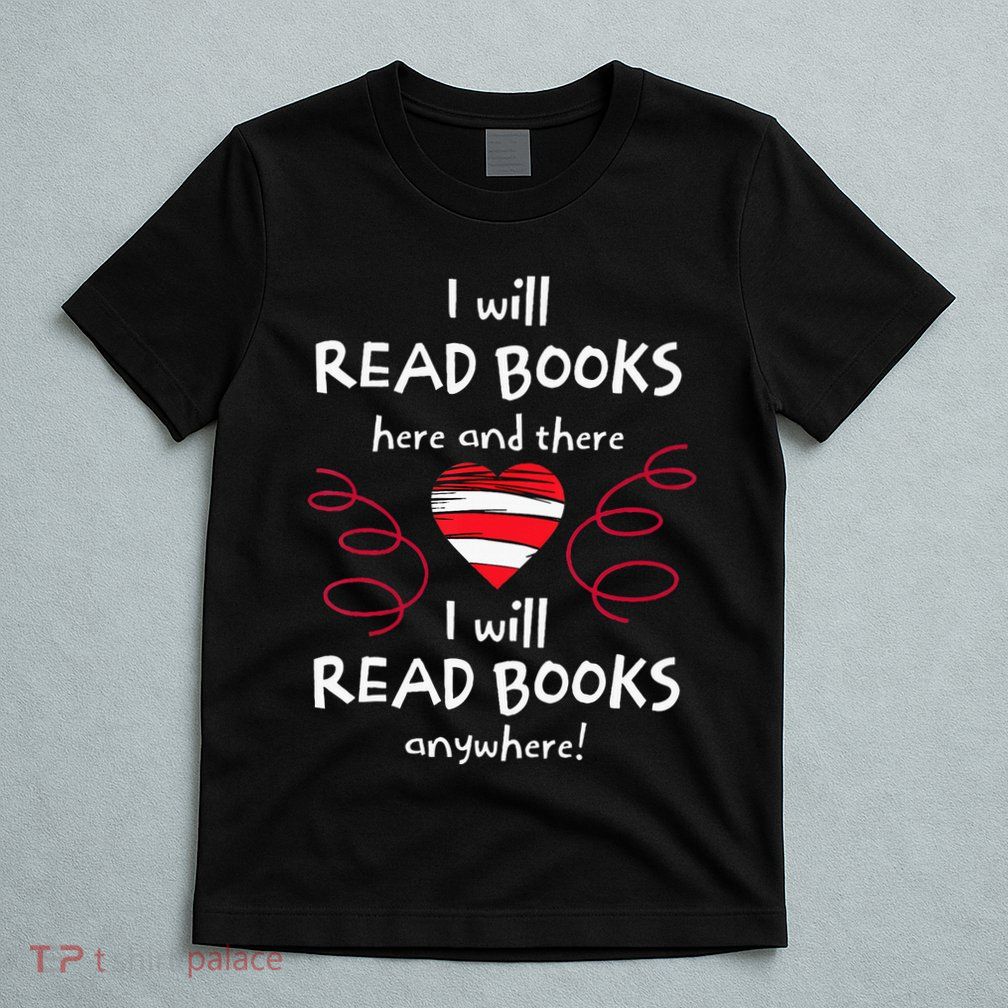 I Heart Books. Book Lovers. Readers. Read More Books. T-Shirt
