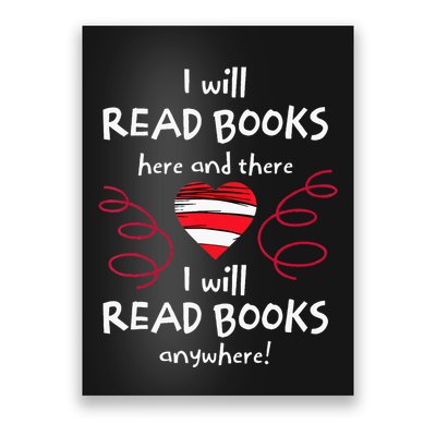 I Heart Books. Book Lovers. Readers. Read More Books. Poster