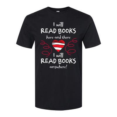 I Heart Books. Book Lovers. Readers. Read More Books. Softstyle® CVC T-Shirt