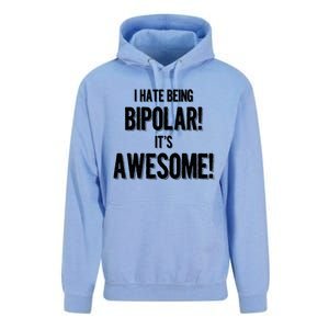 I Hate Being Bicute Giftpolar It's Awesome! Dark Humor Great Gift Unisex Surf Hoodie