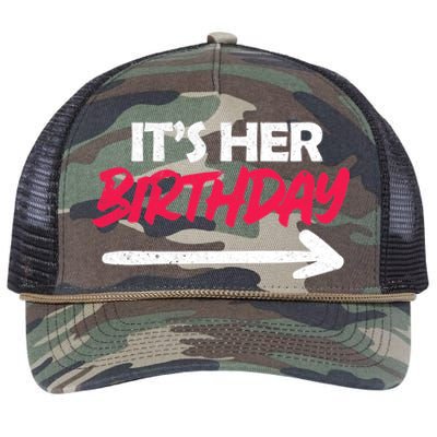 Its Her Birthday Retro Rope Trucker Hat Cap