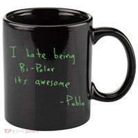 I Hate Being Bipolar It’s Awesome Bipolar 11oz C Handle Ceramic Mug