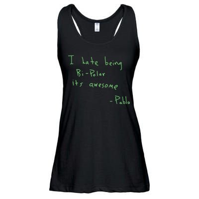 I Hate Being Bipolar It’s Awesome Bipolar Ladies Essential Flowy Tank