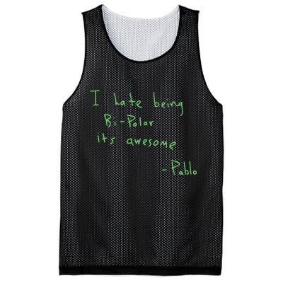 I Hate Being Bipolar It’s Awesome Bipolar Mesh Reversible Basketball Jersey Tank