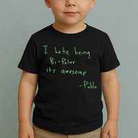 I Hate Being Bipolar It’s Awesome Bipolar Toddler T-Shirt