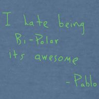 I Hate Being Bipolar It’s Awesome Bipolar Garment-Dyed Sweatshirt