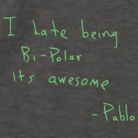 I Hate Being Bipolar It’s Awesome Bipolar Vector Backpack