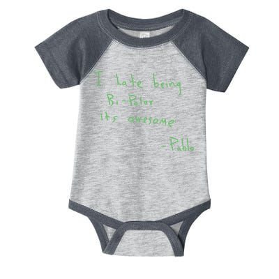 I Hate Being Bipolar It’s Awesome Bipolar Infant Baby Jersey Bodysuit