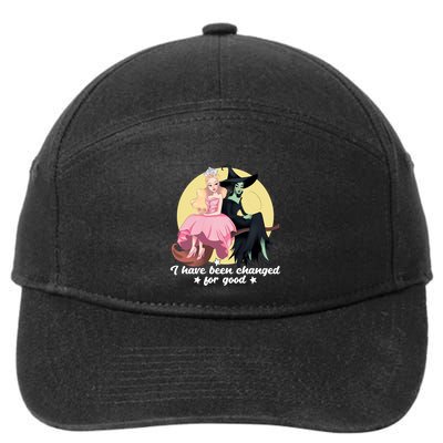 I Have Been Changed For Good Wicked Funny 7-Panel Snapback Hat