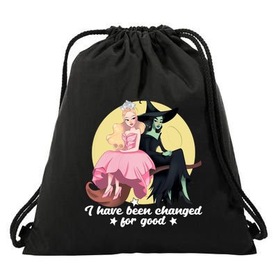 I Have Been Changed For Good Wicked Funny Drawstring Bag