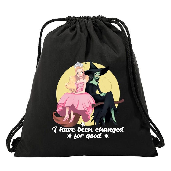 I Have Been Changed For Good Wicked Funny Drawstring Bag