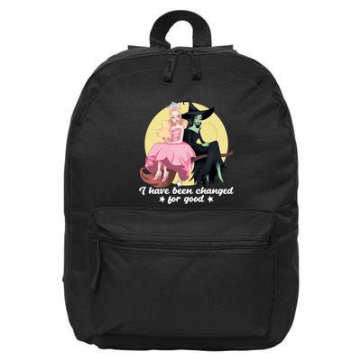 I Have Been Changed For Good Wicked Funny 16 in Basic Backpack