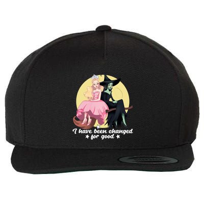 I Have Been Changed For Good Wicked Funny Wool Snapback Cap