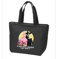 I Have Been Changed For Good Wicked Funny Zip Tote Bag