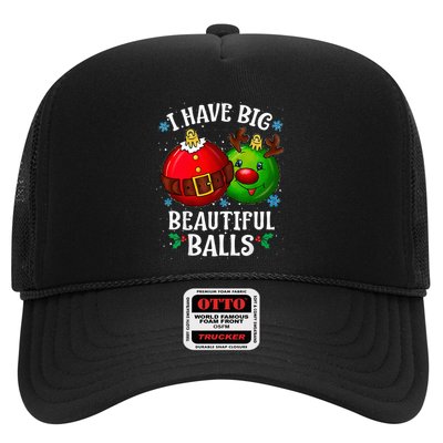 I Have Big Beautiful Balls Adult Holiday Humor Christmas Trucker Hat