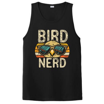 I Heart Birds Funny Bird Nerd Vintage Retro Sunset Cute PosiCharge Competitor Tank