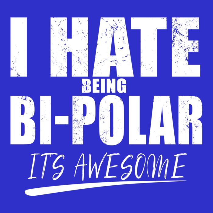 I Hate Being Bipolar It's Awesome Gift Visor