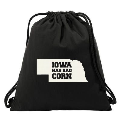 Iowa Has Bad Corn Drawstring Bag