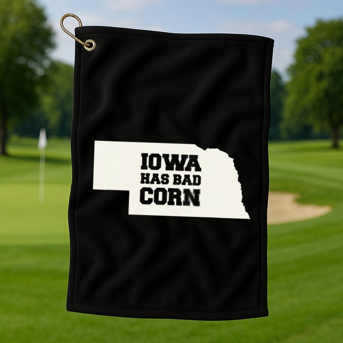 Iowa Has Bad Corn Golf Towel