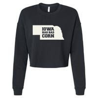 Iowa Has Bad Corn Cropped Pullover Crew