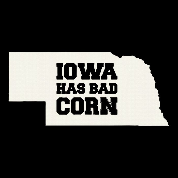 Iowa Has Bad Corn Cropped Pullover Crew