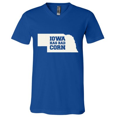 Iowa Has Bad Corn V-Neck T-Shirt