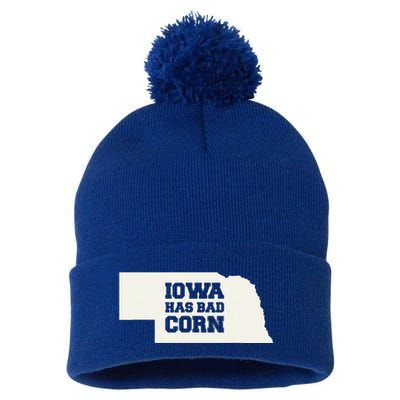 Iowa Has Bad Corn Pom Pom 12in Knit Beanie