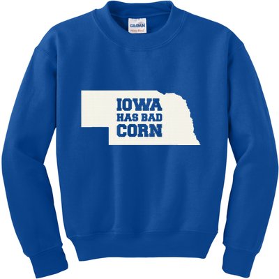 Iowa Has Bad Corn Kids Sweatshirt