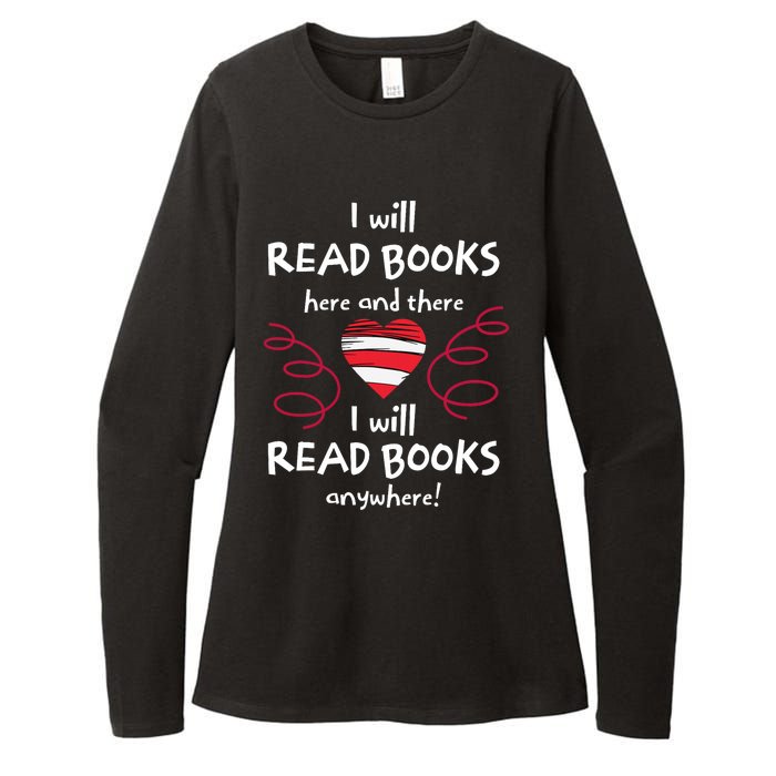 I Heart Books. Book Lovers. Readers. Read More Books Reading Lovers Womens CVC Long Sleeve Shirt