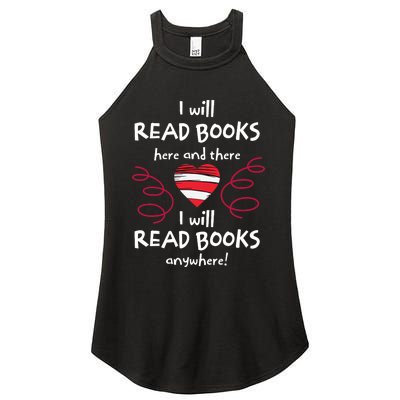 I Heart Books. Book Lovers. Readers. Read More Books Reading Lovers Women's Perfect Tri Rocker Tank