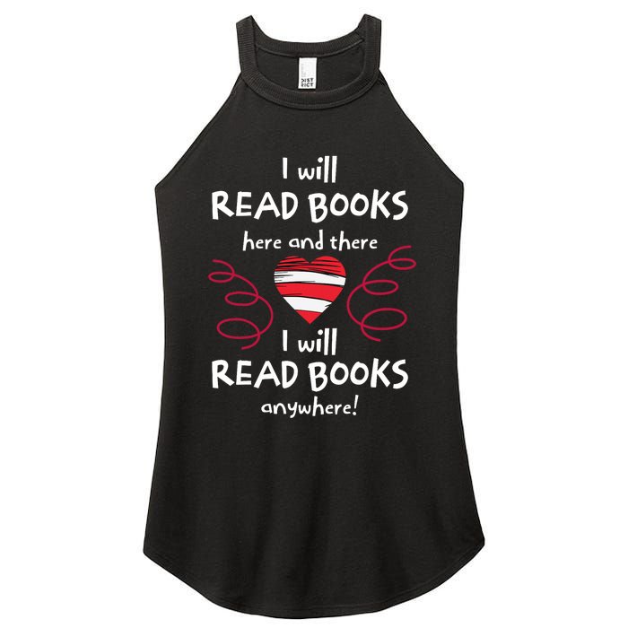 I Heart Books. Book Lovers. Readers. Read More Books Reading Lovers Women's Perfect Tri Rocker Tank