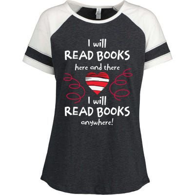 I Heart Books. Book Lovers. Readers. Read More Books Reading Lovers Enza Ladies Jersey Colorblock Tee