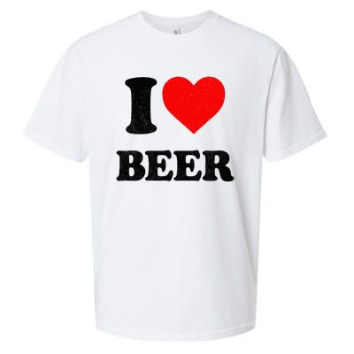 I Heart Beer For Beer Drinker I Love Beer Sueded Cloud Jersey T-Shirt