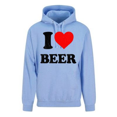 I Heart Beer For Beer Drinker I Love Beer Unisex Surf Hoodie