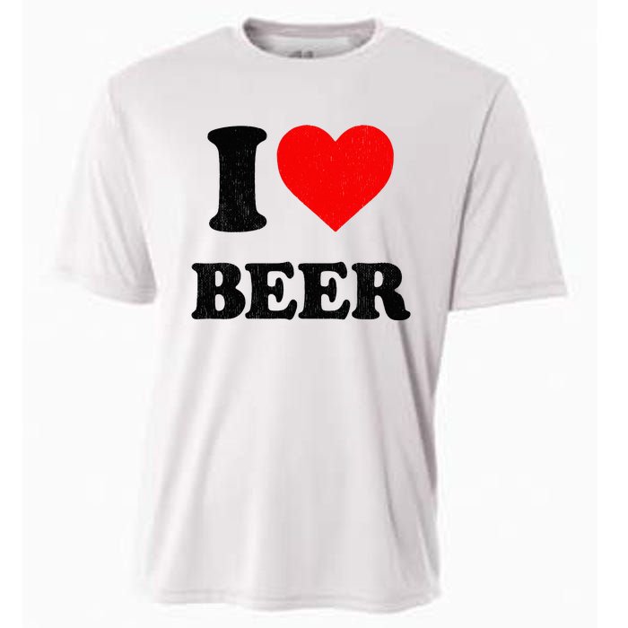 I Heart Beer For Beer Drinker I Love Beer Cooling Performance Crew T-Shirt