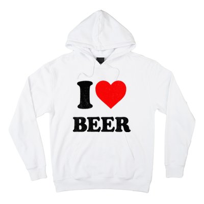 I Heart Beer For Beer Drinker I Love Beer Hoodie