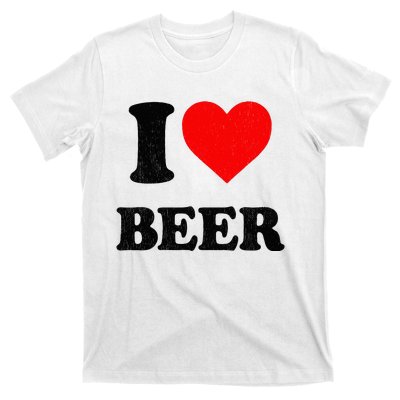 I Heart Beer For Beer Drinker I Love Beer T-Shirt