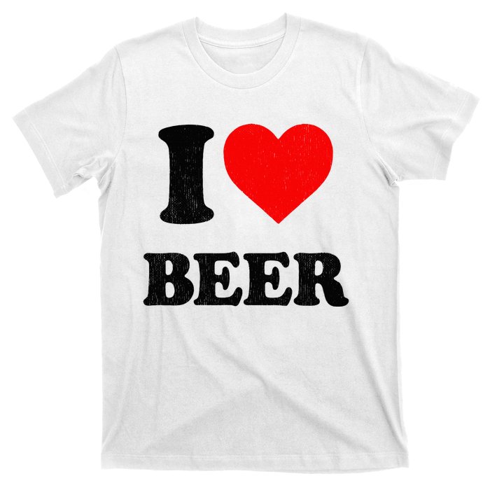 I Heart Beer For Beer Drinker I Love Beer T-Shirt